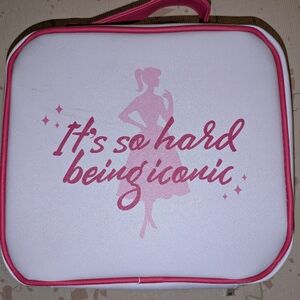 💄💋 It's Hard Being Iconic ~ Sleek Cosmetic Zip Clutch